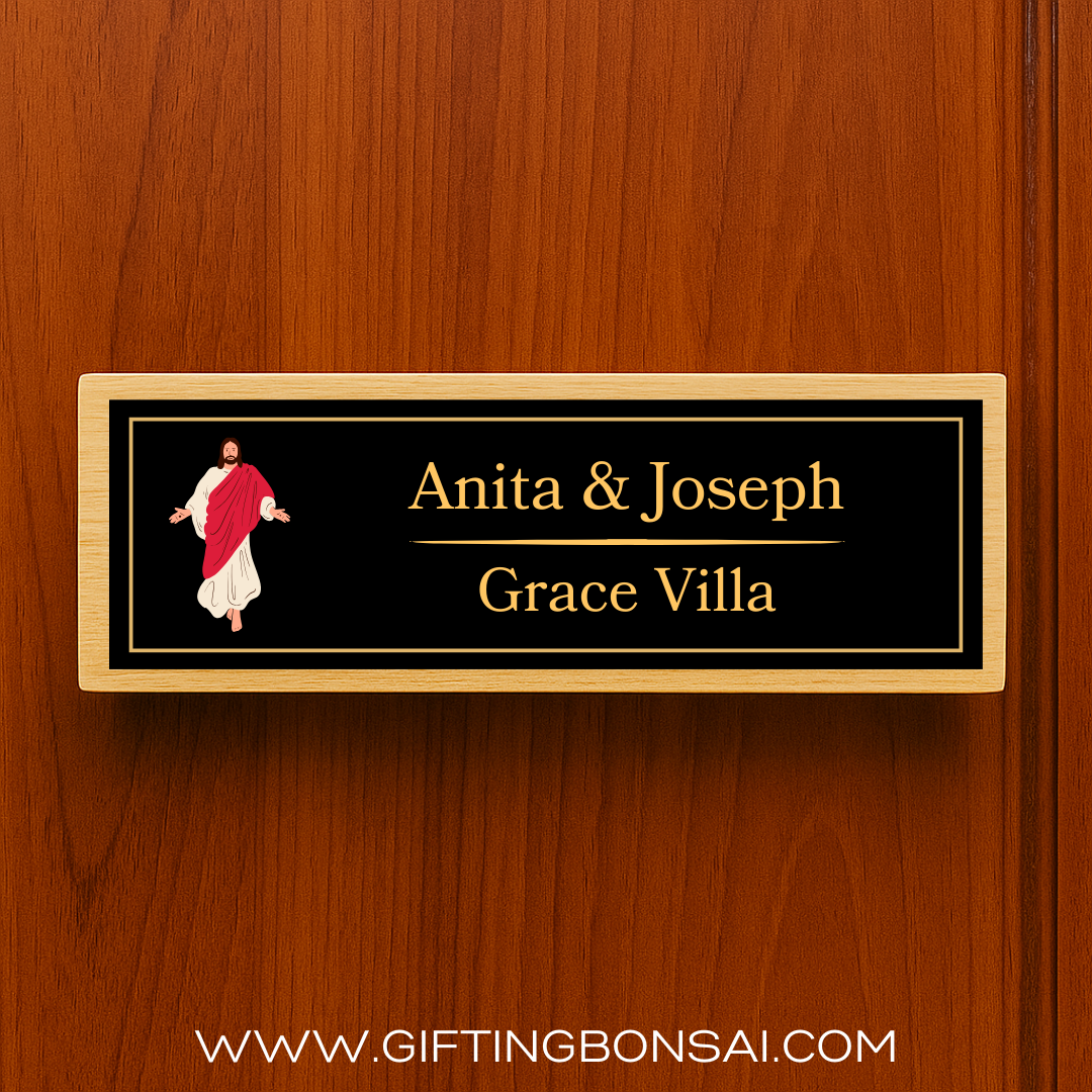 Door Name Plate - Jesus