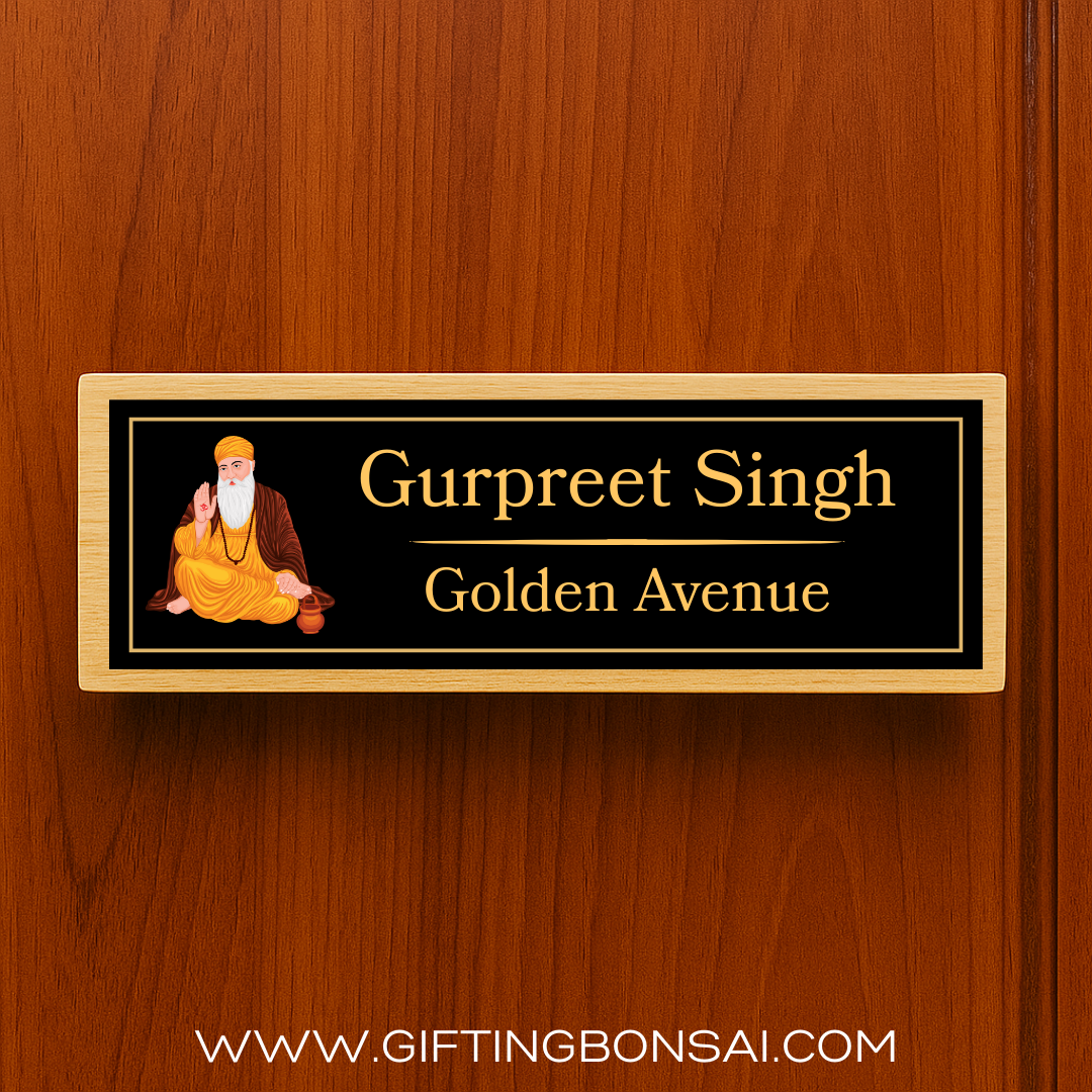 Khalsa Door Name Plate