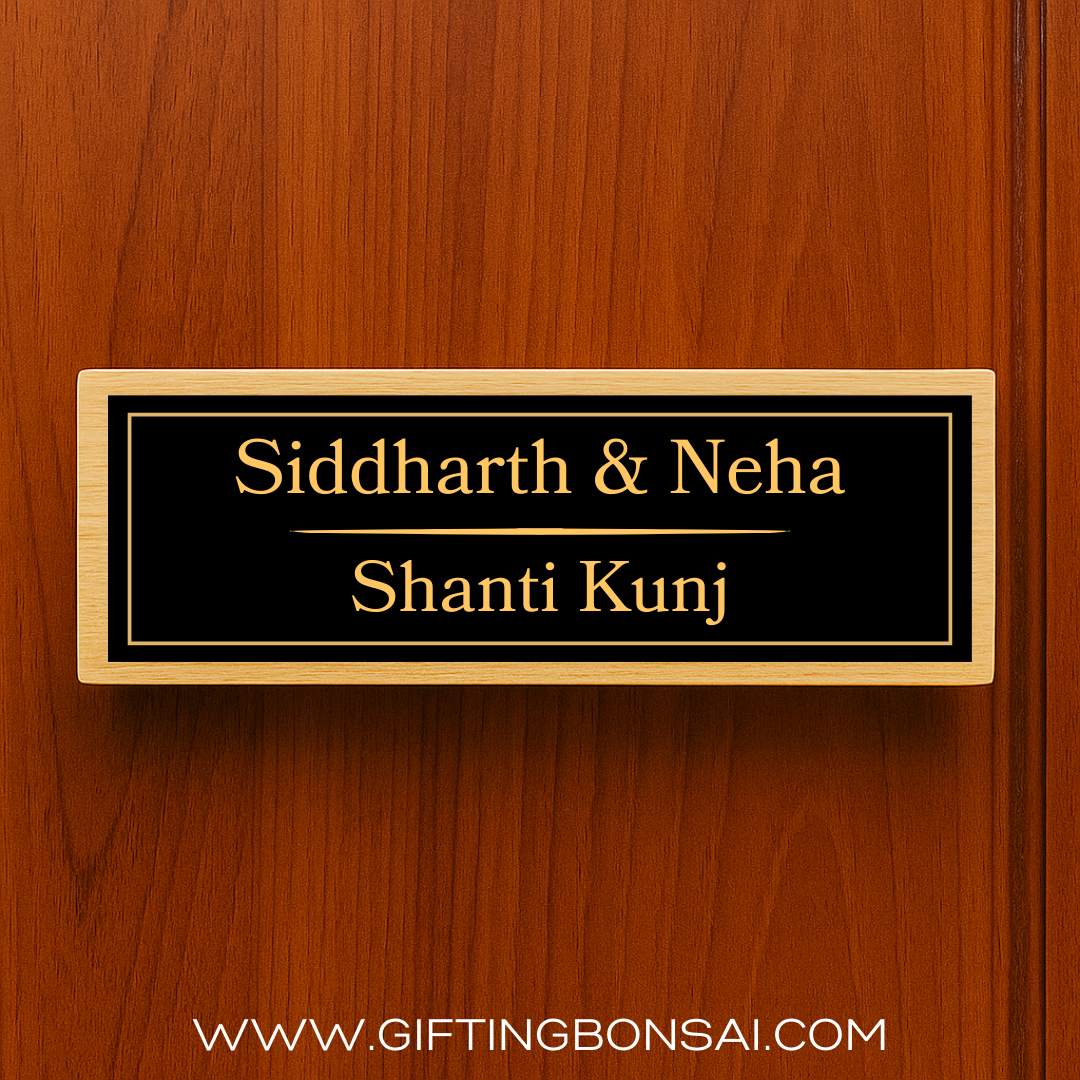 Door/Wall Name Plate for Homes