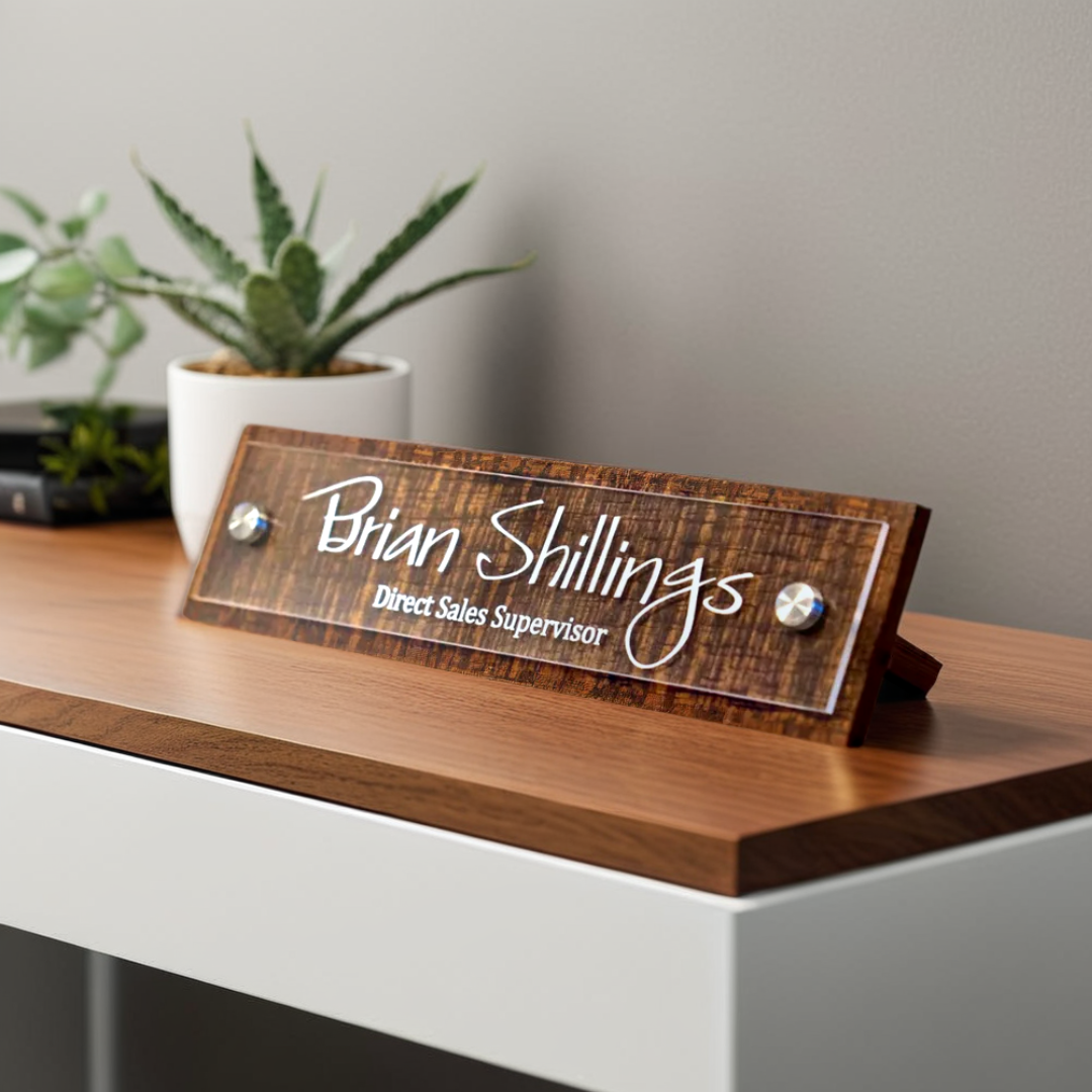 Heritage Desk Name Plate