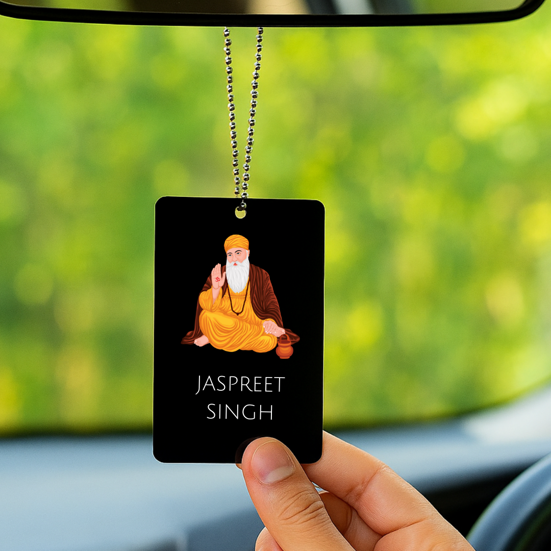 Personalized Car Hanging - Sikh