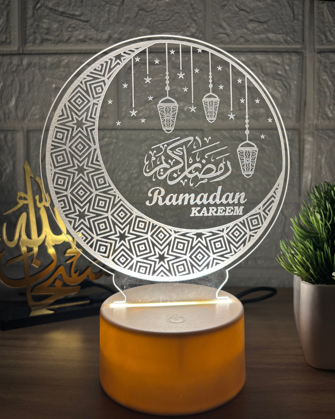Ramadan Kareem LED Lamp with USB Cable