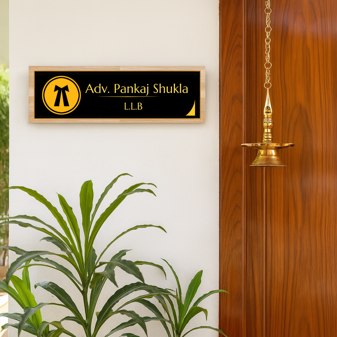 Door Name Plate for Advocates