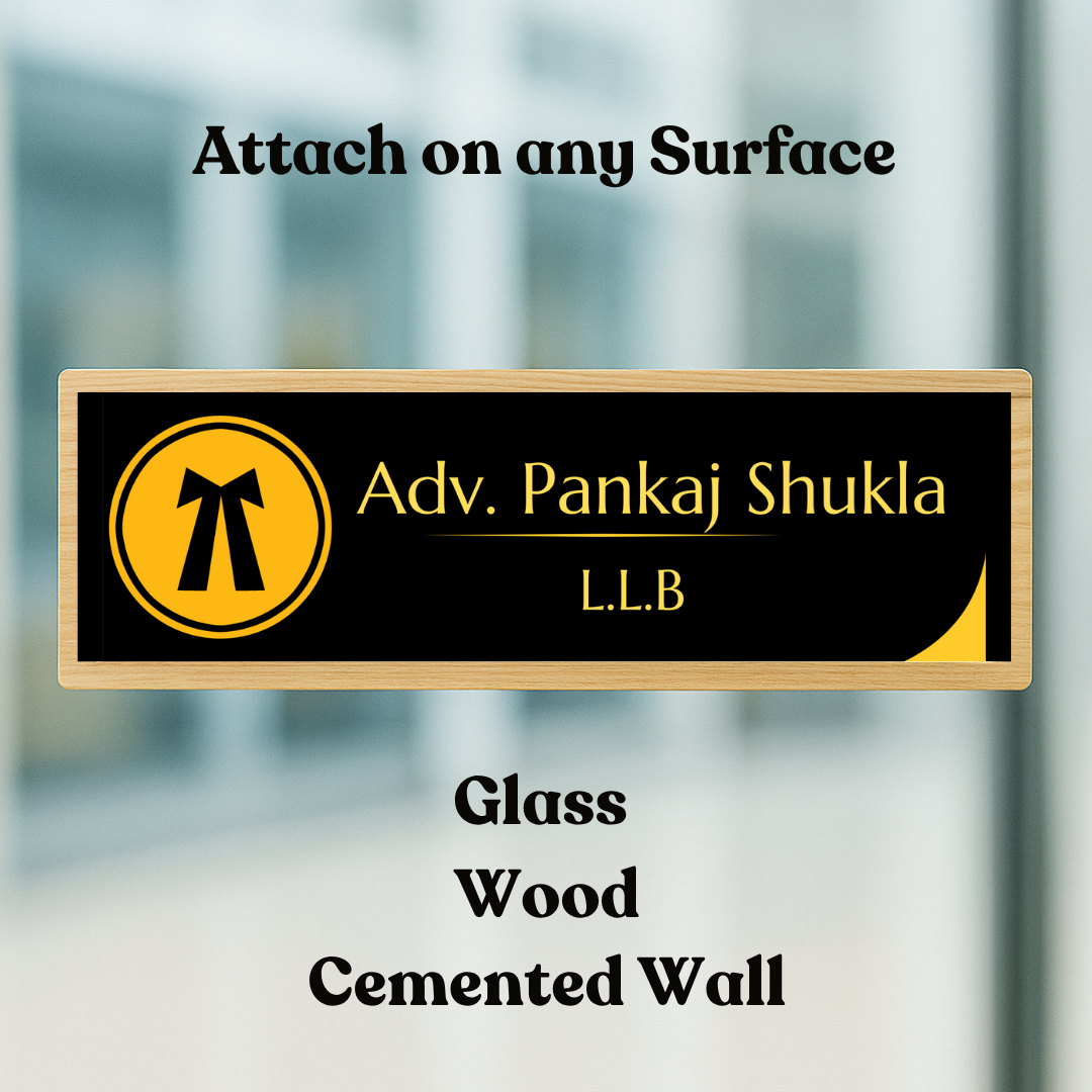 Door Name Plate for Advocates