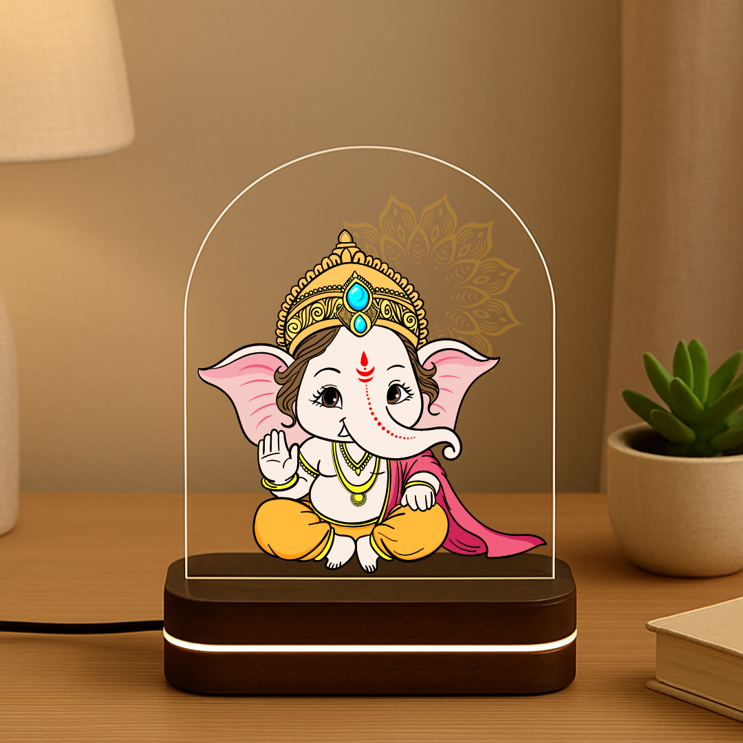 Ganesha LED Lamp ( Design 1 )