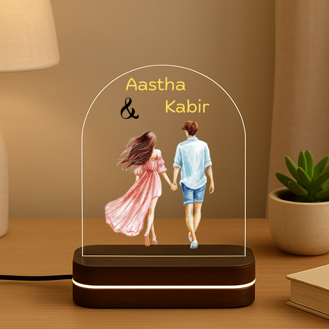 Couple LED Lamp ( Design 1 )