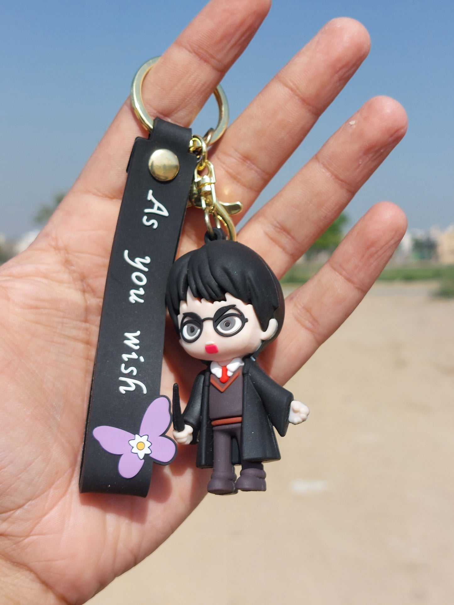 Harry Potter's Enchanted Wand Keychain