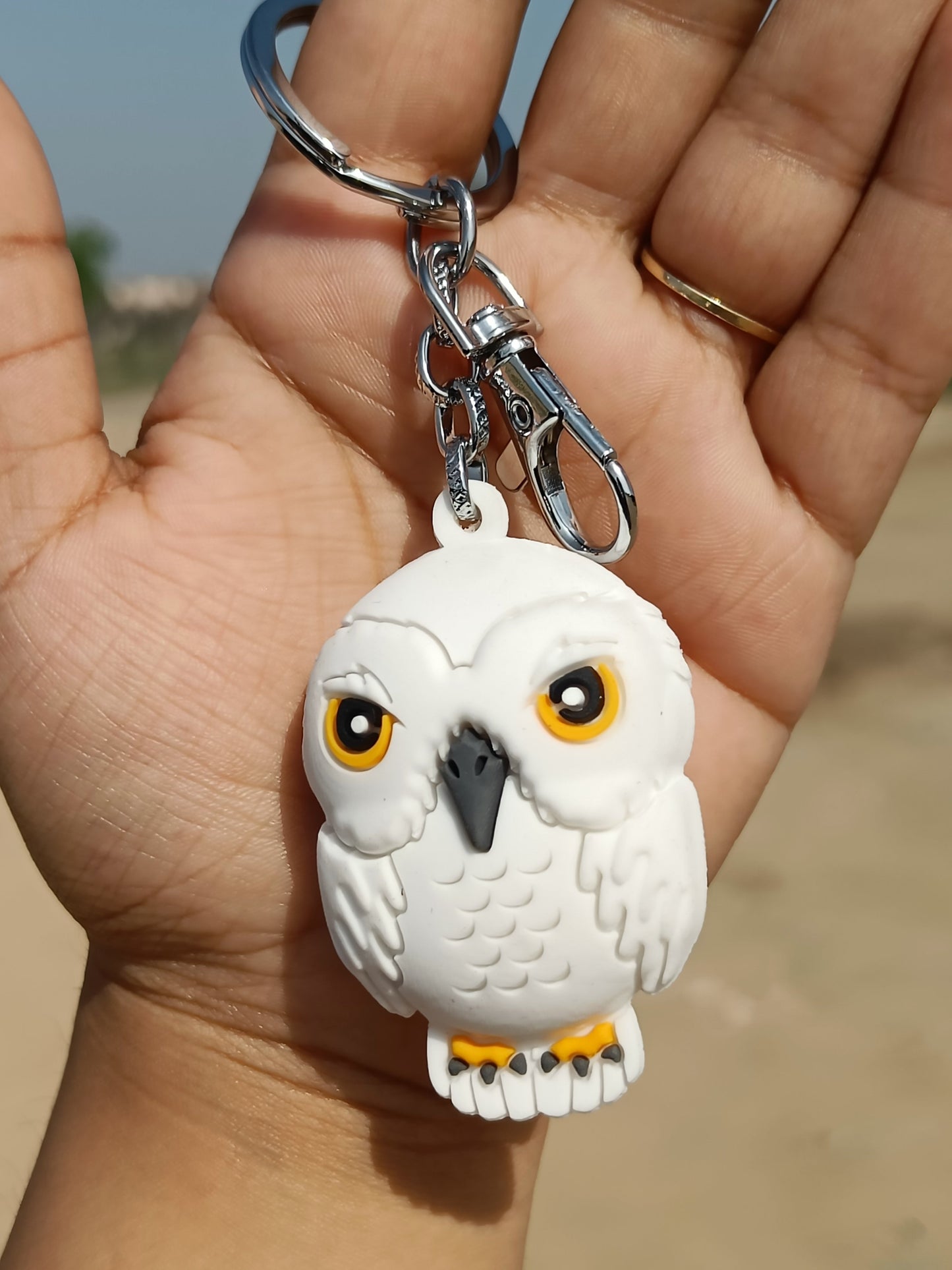 Harry Potter's Hedwig Owl Keychain