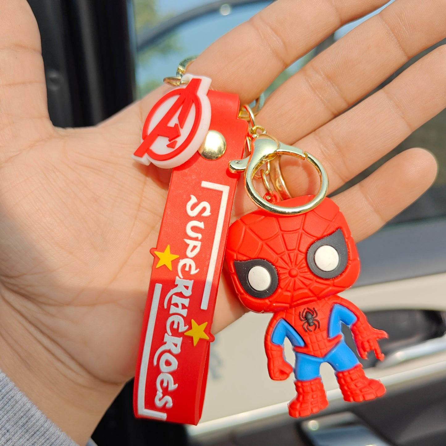 Heroic Stance - Spiderman Keychain