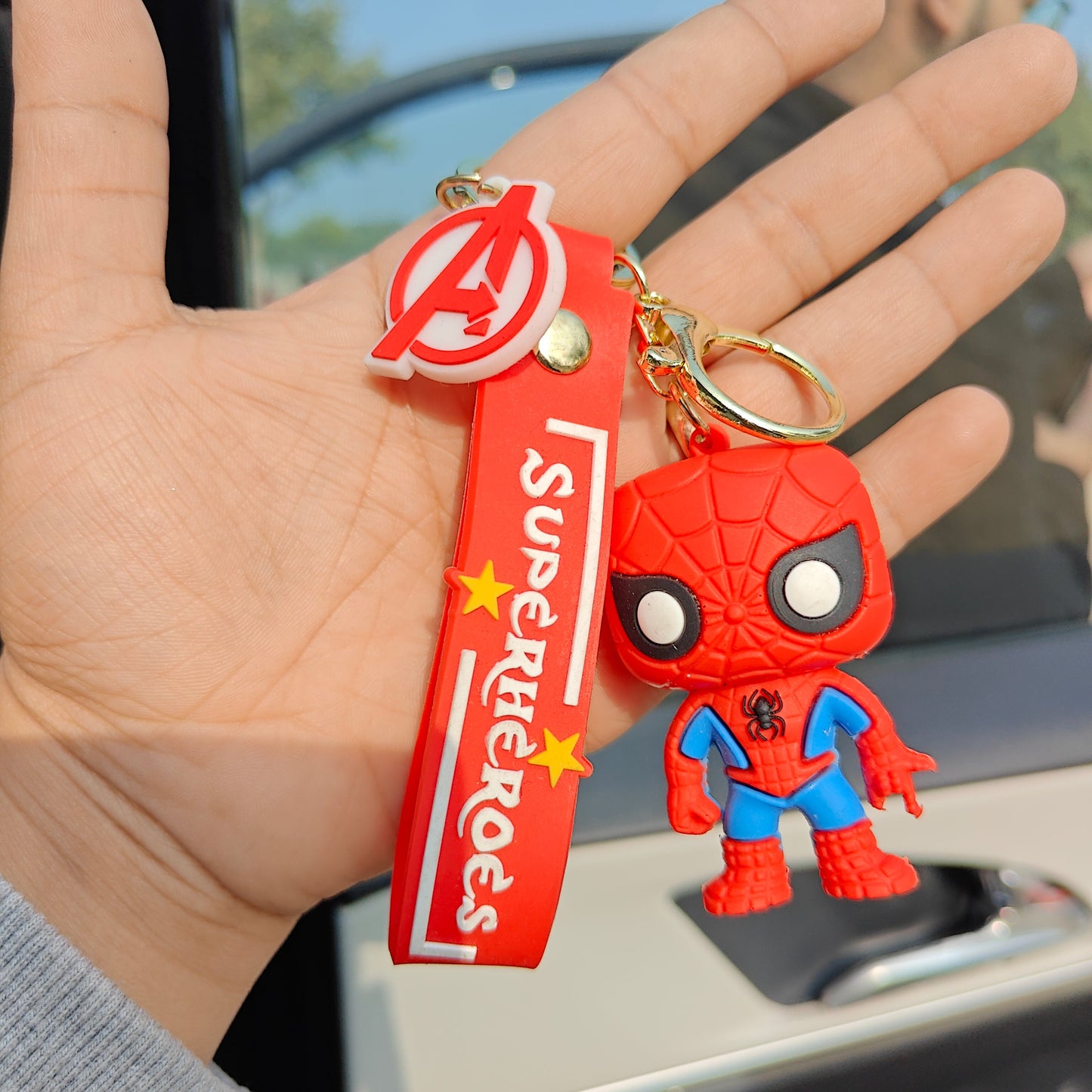 Heroic Stance - Spiderman Keychain