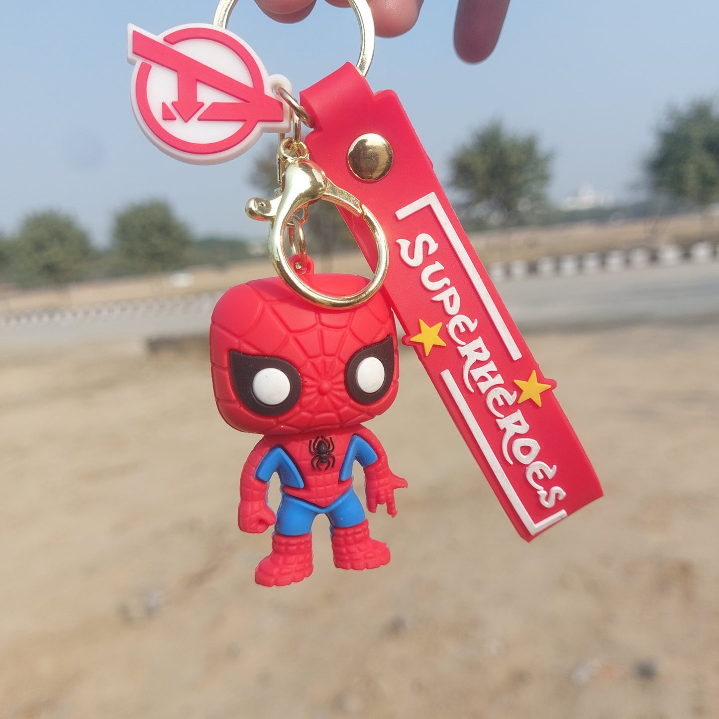 Heroic Stance - Spiderman Keychain