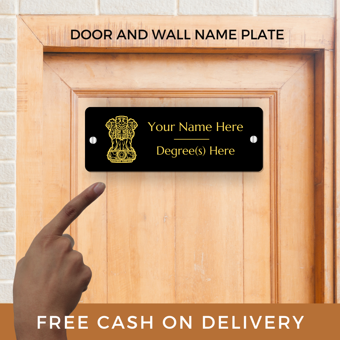 Door Name Plate for Officials