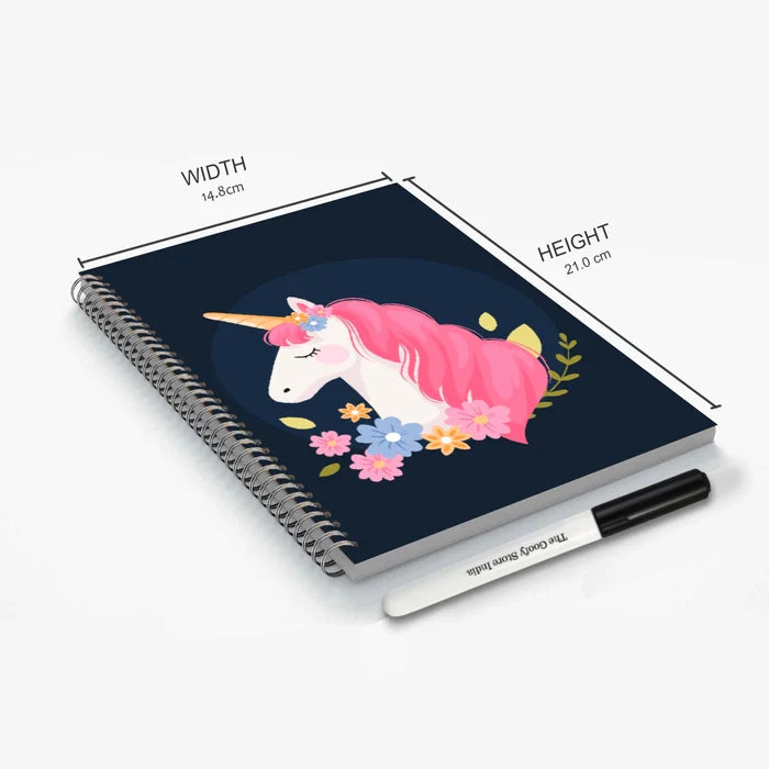 Magical Unicorn Reusable Notebook