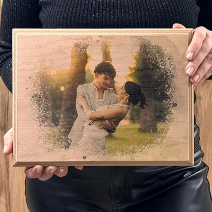 Personalized Wooden Portrait Frame