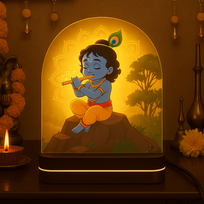 Little Krishna LED Lamp ( Design 1 )