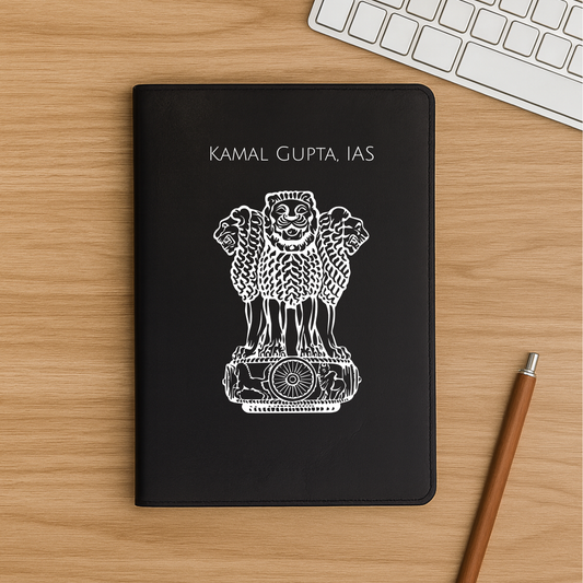 Personalized Diary - Indian Emblem