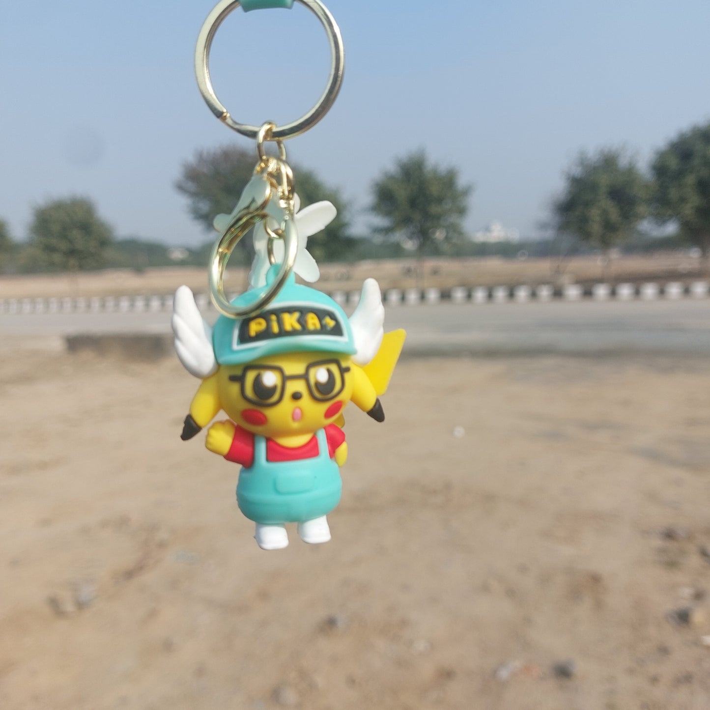 Rocking Pikachu keychain