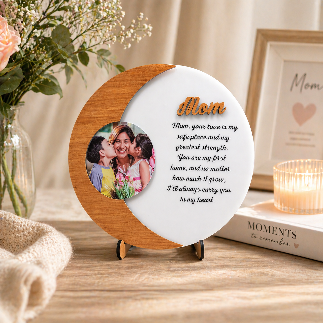 Customized Eternal Love Mom Plaque