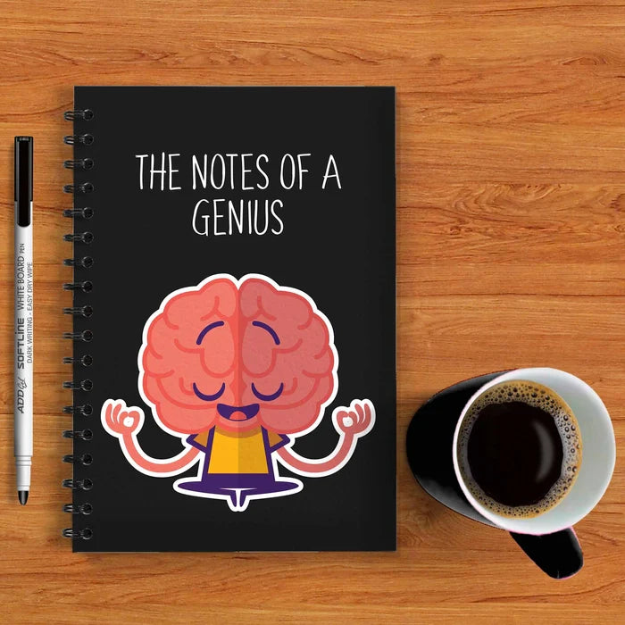 Notes of a Genius Reusable Notebook – Gifting Bonsai