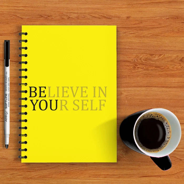 Believe in Yourself Reusable Notebook