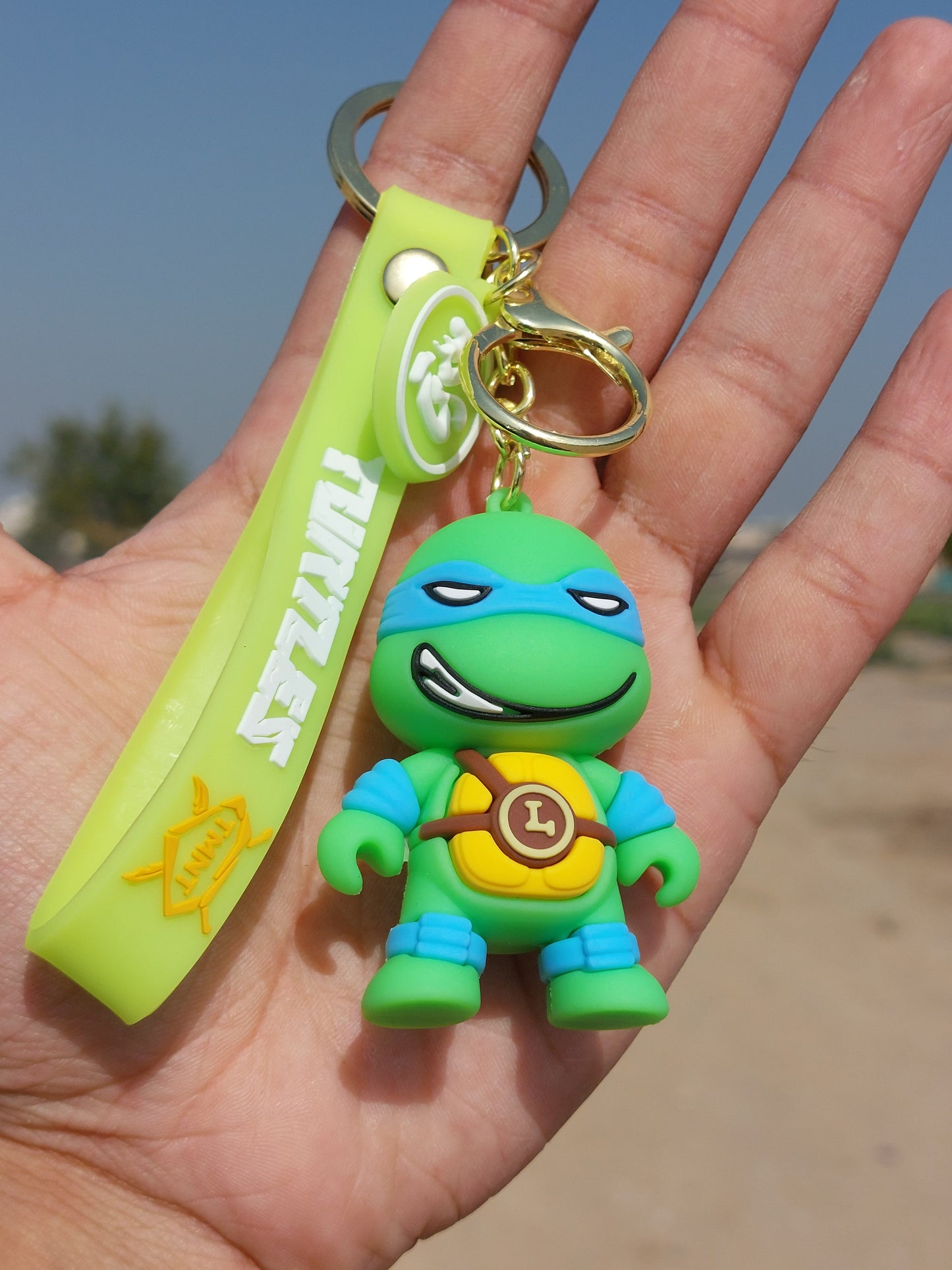 Turtle Power Keychain