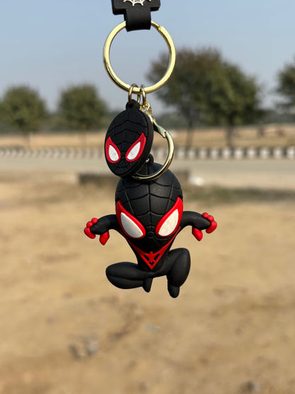 Venomous Web Silicon  Keychain